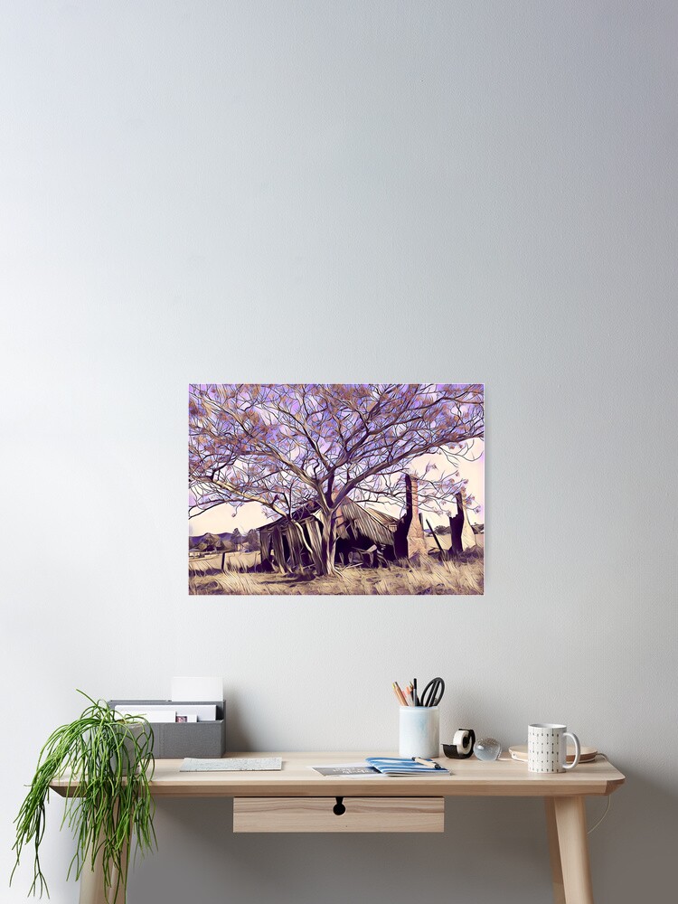 Thumbnail 2 of 3, Poster, The Farmhouse designed and sold by RandaRubyRed.