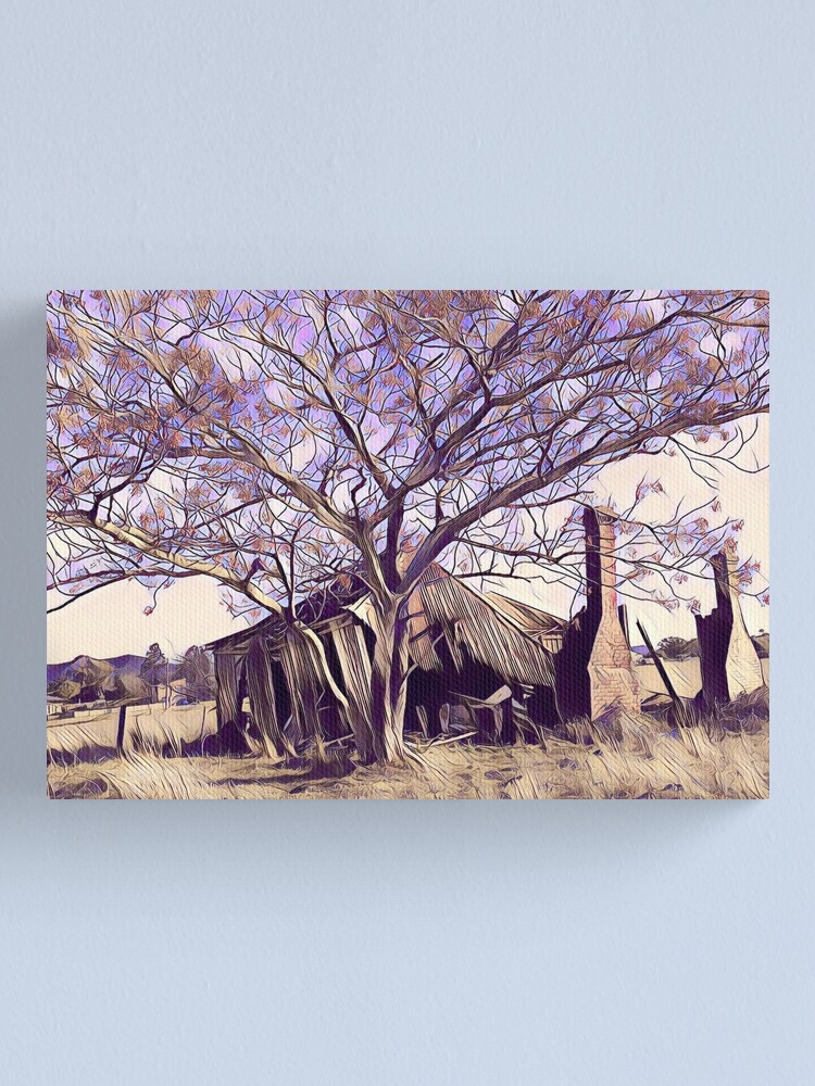 Thumbnail 1 of 3, Canvas Print, The Farmhouse designed and sold by RandaRubyRed.