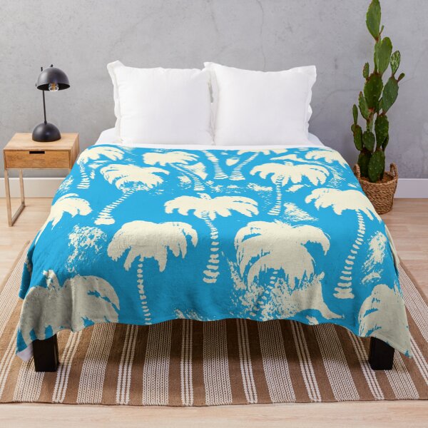 Artikelvorschau, Blue Aloha Palm Trees entworfen und verkauft von Carolina Diaz.