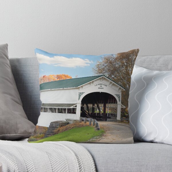 Item preview, Covered Bridge at Westport designed and sold by Kenneth Keifer.