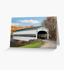Covered Bridge at Westport Greeting Card