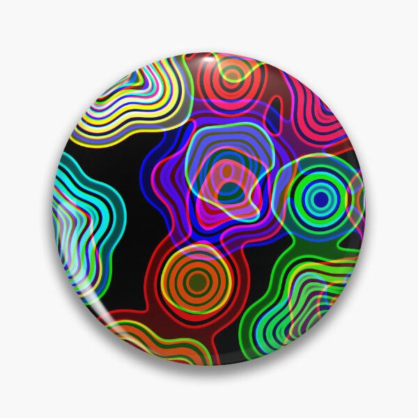 Item preview, Groovy Psychedelic Retro Neon Party Lights designed and sold by Prawny.