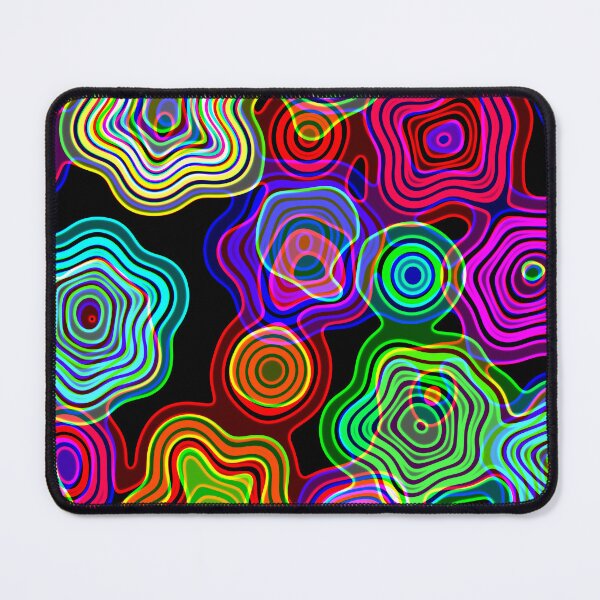 Item preview, Groovy Psychedelic Retro Neon Party Lights designed and sold by Prawny.