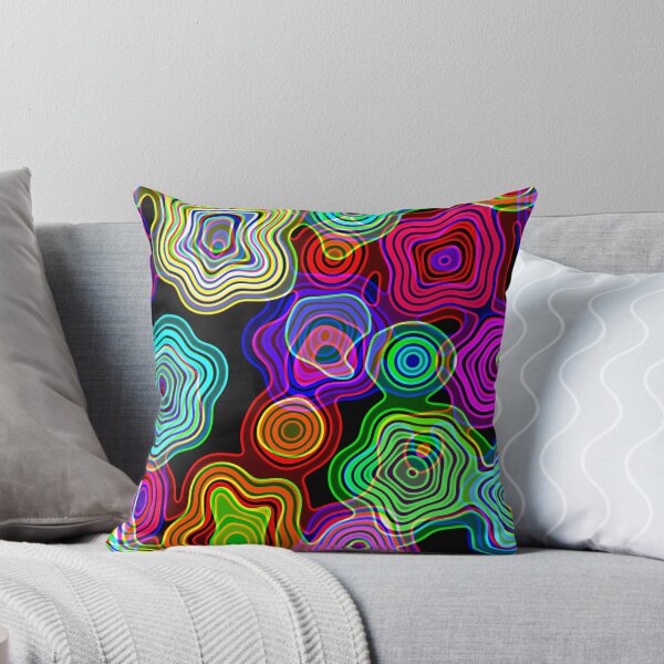 Item preview, Groovy Psychedelic Retro Neon Party Lights designed and sold by Prawny.