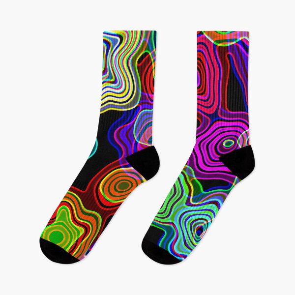 Item preview, Groovy Psychedelic Retro Neon Party Lights   designed and sold by Prawny.
