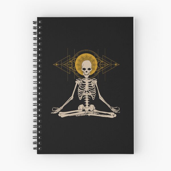 Item preview, Yoga -Skeleton-Yoga- How to Meditate-Skeleton meditation-Tarot,witch,magic,meditation designed and sold by TeeARTHY.
