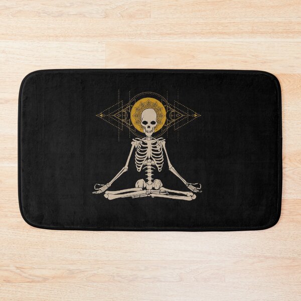 Item preview, Yoga -Skeleton-Yoga- How to Meditate-Skeleton meditation-Tarot,witch,magic,meditation designed and sold by TeeARTHY.
