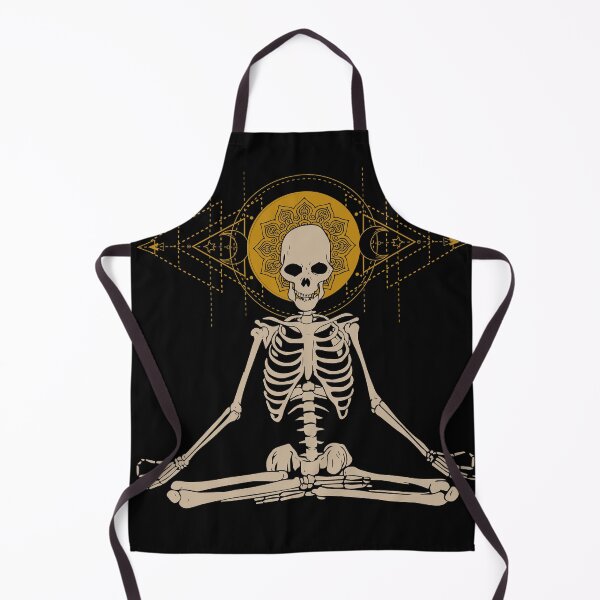 Item preview, Yoga -Skeleton-Yoga- How to Meditate-Skeleton meditation-Tarot,witch,magic,meditation designed and sold by TeeARTHY.