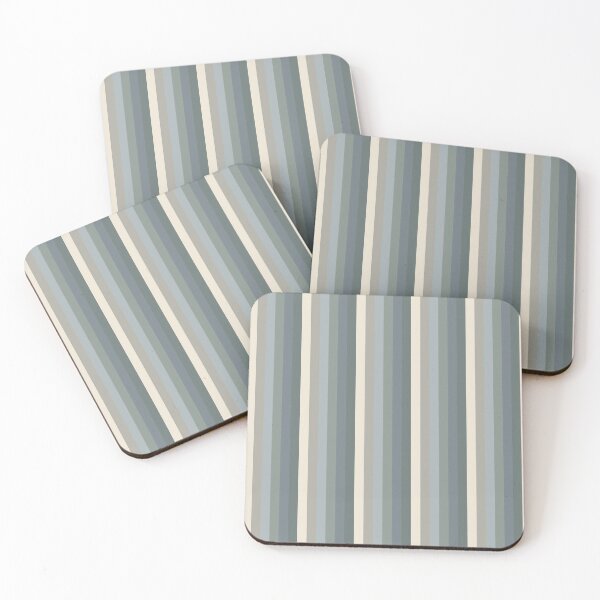 Artikelvorschau, Stripes Blue Grey Green Mix Repeat 5748 entworfen und verkauft von Art in My Loft.