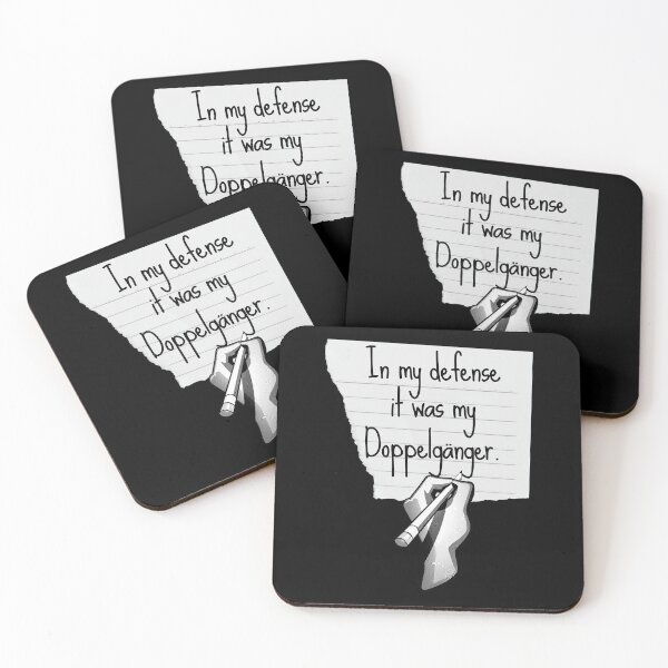 Item preview, In my defense, it was my Doppelganger - Funny Design designed and sold by GoPublicTeam.