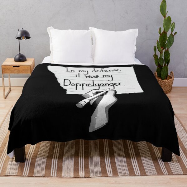 Item preview, In my defense, it was my Doppelganger - Funny Design designed and sold by GoPublicTeam.