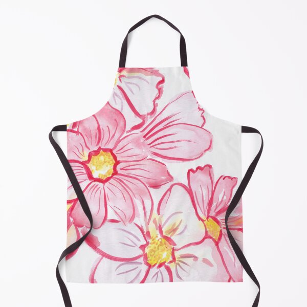 Item preview, Pink Watercolour Cosmos Flowers designed and sold by Amber Davey.