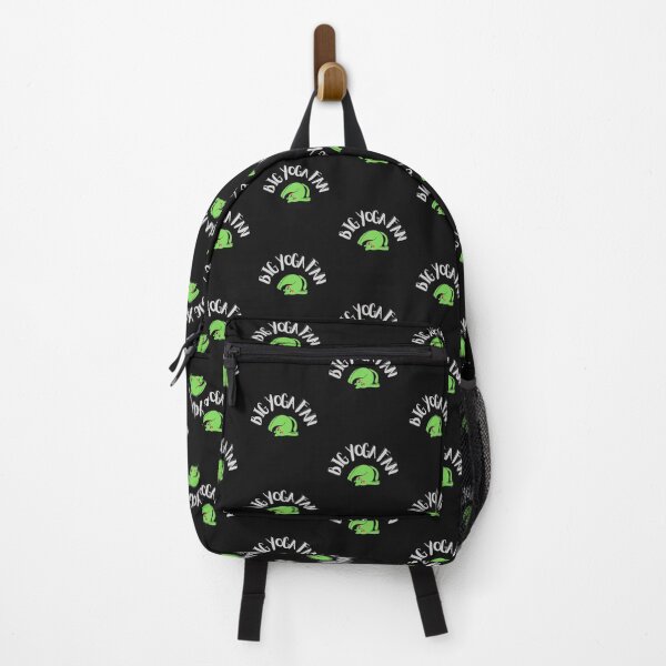 Item preview, Big Yoga Fan Green Cat Design Sports Fitness Exercise designed and sold by LGbubble.