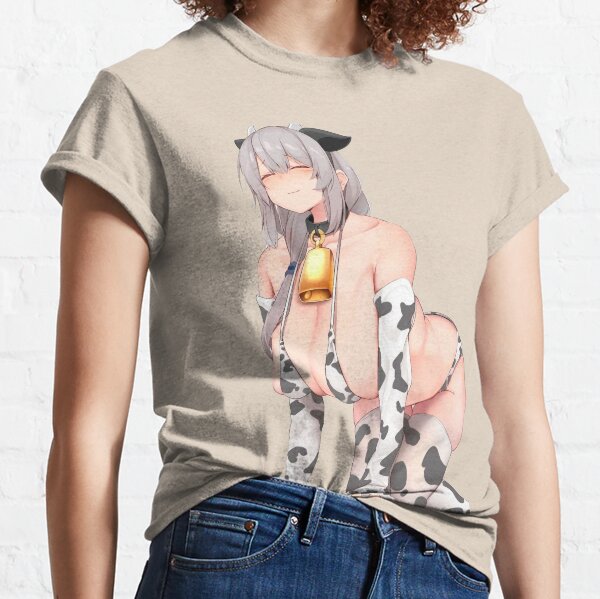 Oppa huge boobs anime cow girl Classic T-Shirt