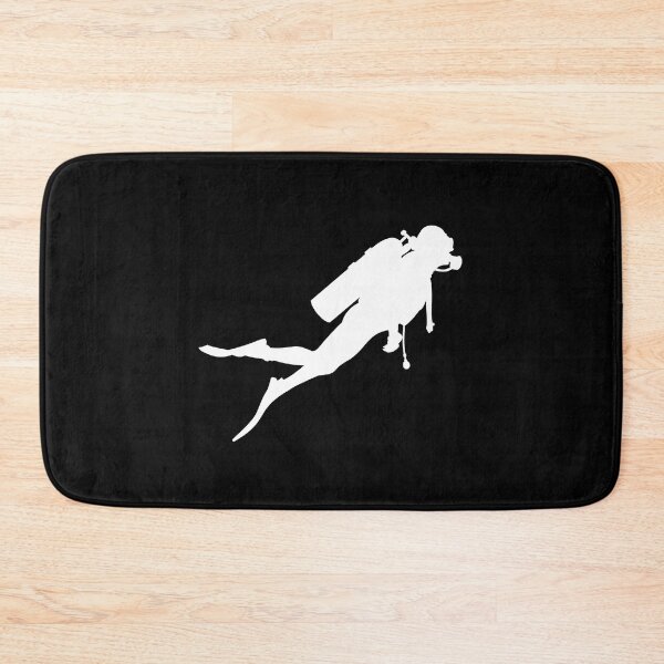 Item preview, Scuba Diver Silhouette - White designed and sold by Gifts and more.