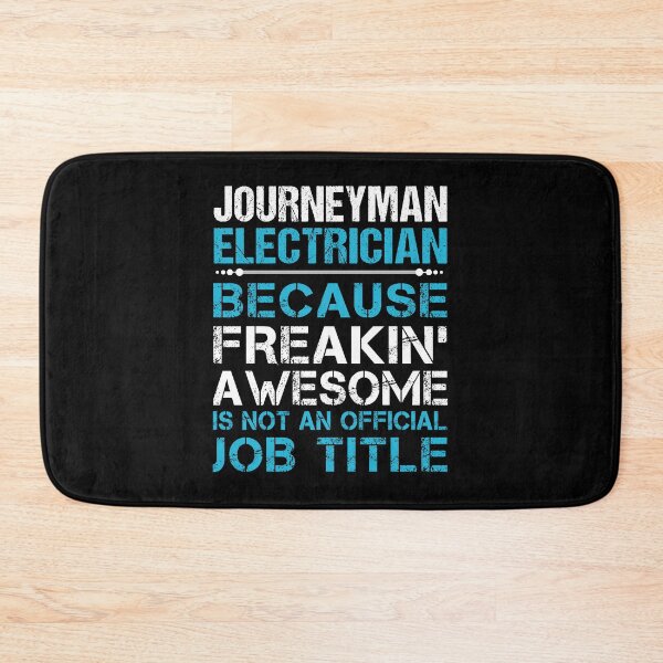 Item preview, Journeyman Electrician T Shirt - Freaking Awesome Job Gift Item Tee designed and sold by oetate4774.