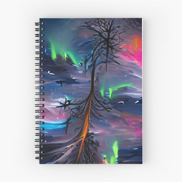 Item preview, Northern lights and a tree designed and sold by FlyingSprinkles.
