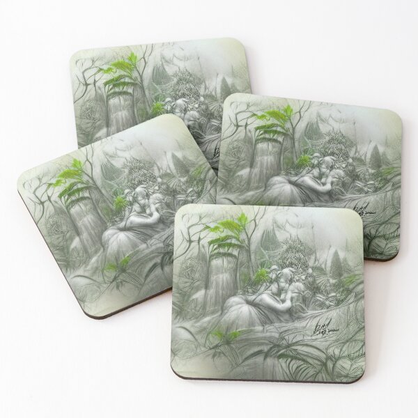 Item preview, Forest jungle love Nature style Art Work collection. designed and sold by Sloyar.