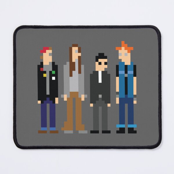 Item preview, Rick, Neil, Mike and Vyvyan - Pixel Art - The Young Ones Inspired designed and sold by RetroTeeStudio.
