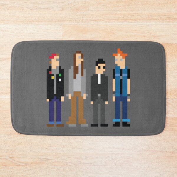 Item preview, Rick, Neil, Mike and Vyvyan - Pixel Art - The Young Ones Inspired designed and sold by RetroTeeStudio.
