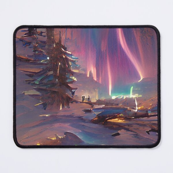 Item preview, Northern lights in winter designed and sold by FlyingSprinkles.