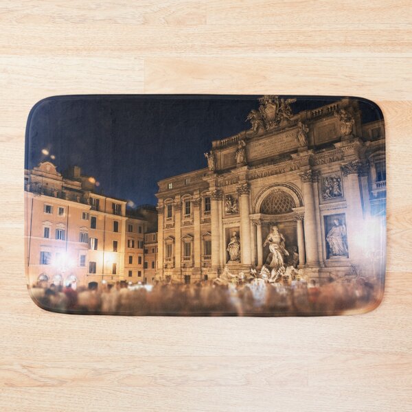Item preview, trevi fountains square in rome at night designed and sold by franckreporter.