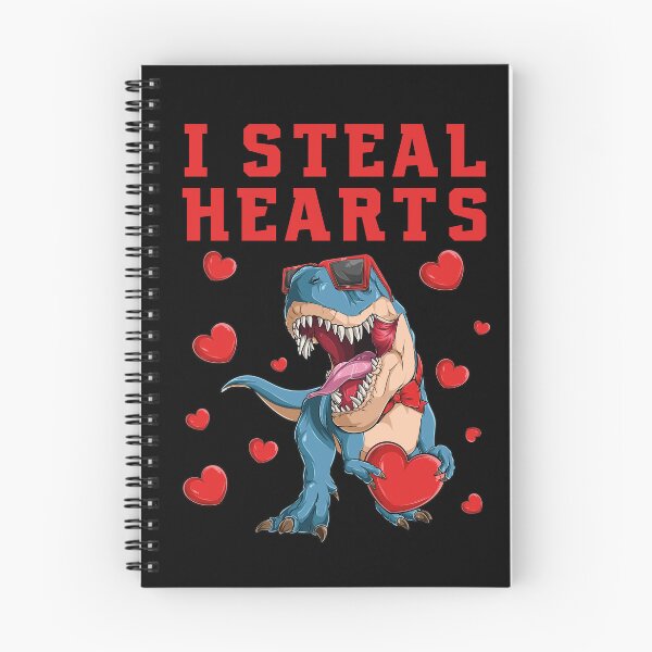 Item preview, I Steal Hearts T-Rex Dinosaur Valentines designed and sold by Tatus Brinal.