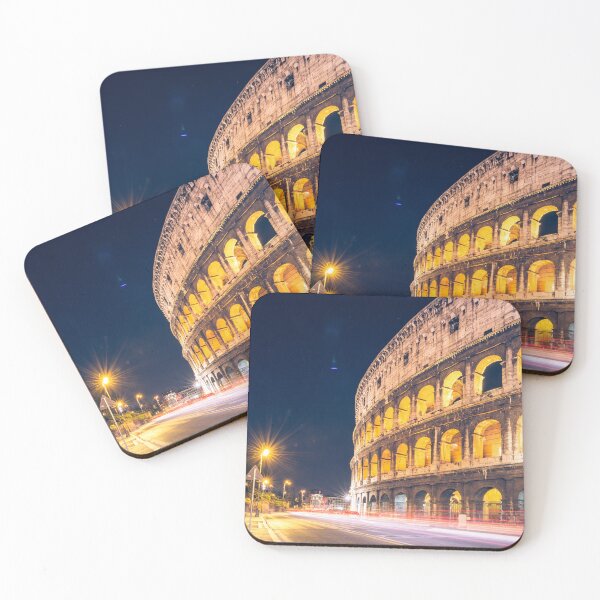 Item preview, coliseum in rome at night designed and sold by franckreporter.