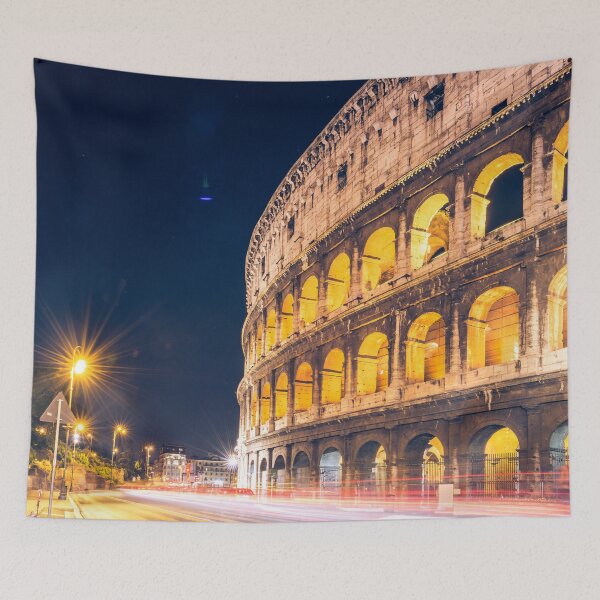 Item preview, coliseum in rome at night designed and sold by franckreporter.
