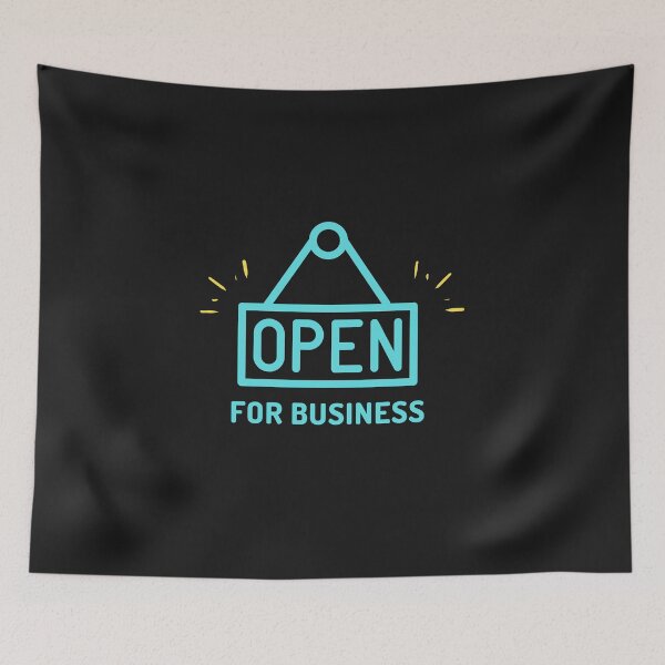 Item preview, OPEN FOR BUSINESS designed and sold by licorish1.
