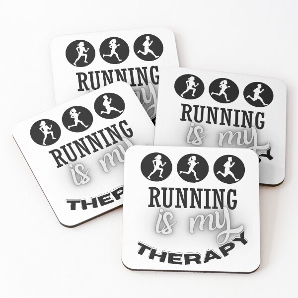 Item preview, Running is my Therapy designed and sold by maaitbahajjoub.