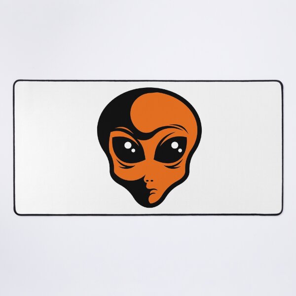 Item preview, Orange Alien Head designed and sold by BuzzySpaceBee.