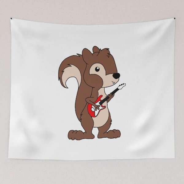 Item preview, Funny Squirrel Playing The Guitar  designed and sold by SouthernDesigns.