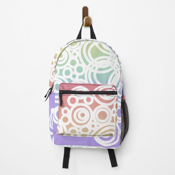 Item preview, Colourful rainbow white spirals  designed and sold by Thought2reality.