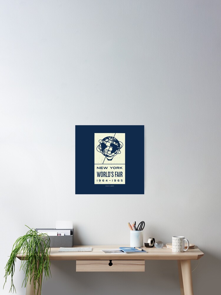 1964-65 World's Fair, New York - Unisphere Logo (Tan