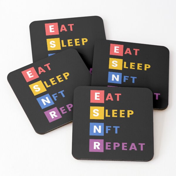 Item preview, EAT SLEEP NFT REPEAT designed and sold by Innovational.