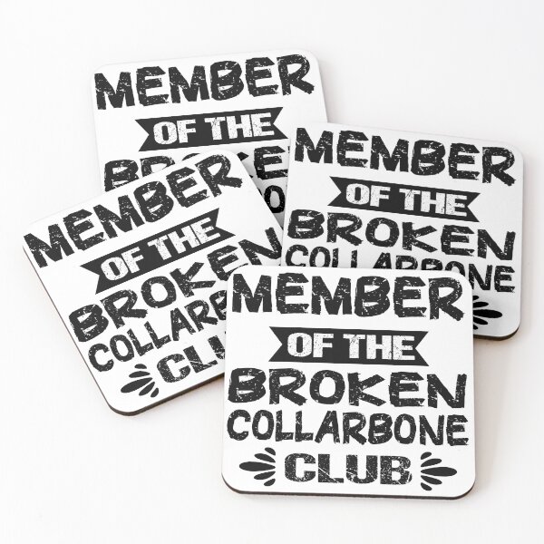 Item preview, MEMBER OF THE BROKEN COLLARBONE CLUB designed and sold by KHABIRITI.