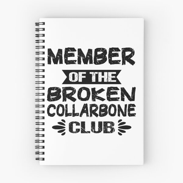 Item preview, MEMBER OF THE BROKEN COLLARBONE CLUB designed and sold by KHABIRITI.