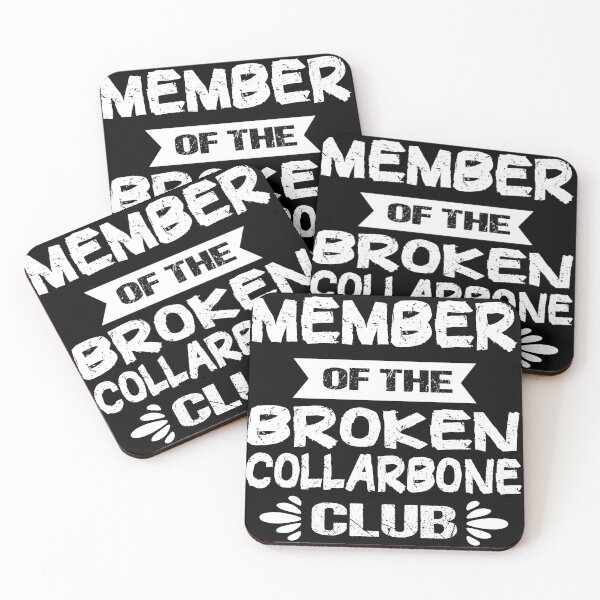 Item preview, MEMBER OF THE BROKEN COLLARBONE CLUB designed and sold by KHABIRITI.