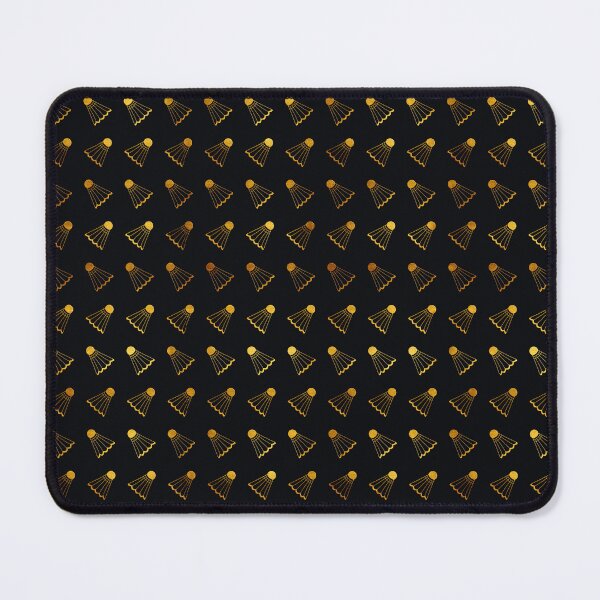 Item preview, Badminton - Badminton player - Badminton Gold Pattern - Shuttle designed and sold by BigWildKiwi.