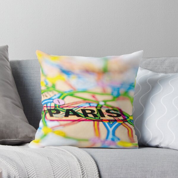 Item preview, Close-up on Paris city on map, travel destination concept designed and sold by Stanciuc.
