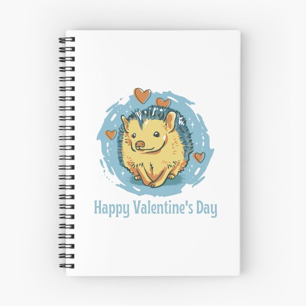 Item preview, Happy Valentine's Day, Cute Hedgehog Heart Crusher Valentine's Day Design designed and sold by Auntieck.