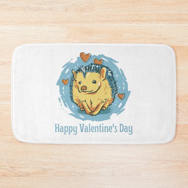 Item preview, Happy Valentine's Day, Cute Hedgehog Heart Crusher Valentine's Day Design designed and sold by Auntieck.