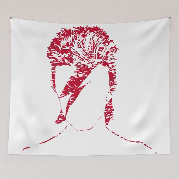 Item preview, Scribble Leyenda quién es David, estrella, hombre, Arco, es decir, rojo designed and sold by jhojho.