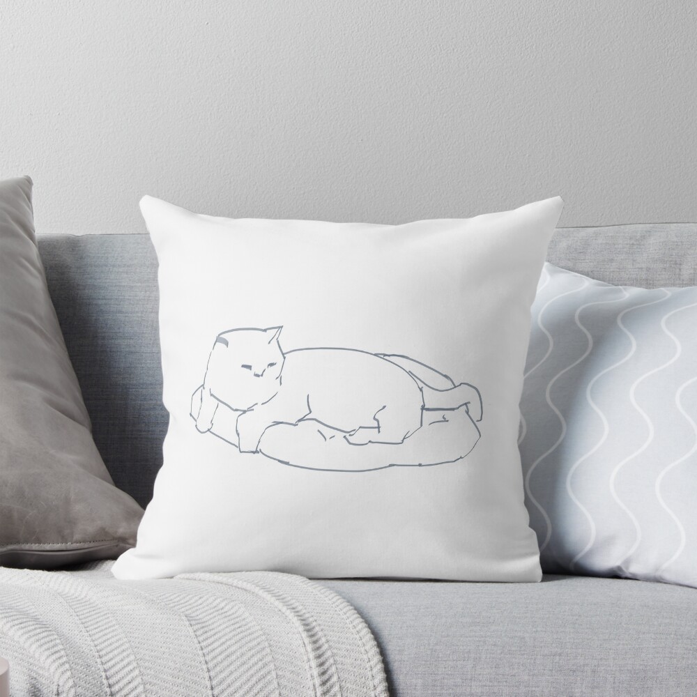 Item preview, Throw Pillow designed and sold by Ku-mareee.