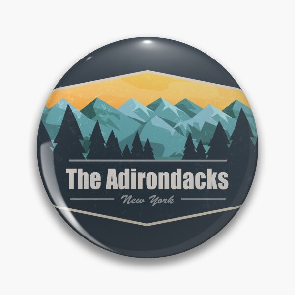 Item preview, The Adirondacks New York Badge designed and sold by Mr. Slavchev.