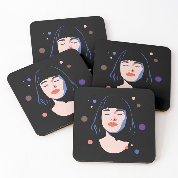 Aperçu de l'œuvre Clipart vectoriel de fille avec humeur d'espace créée et vendue par arthemdesign.