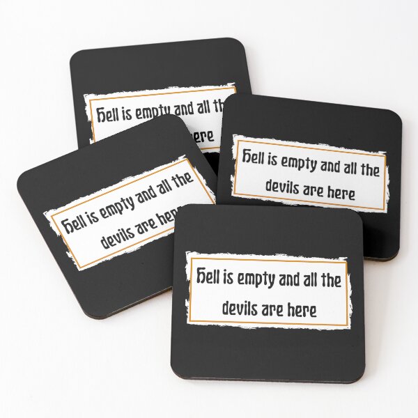 Item preview, "Hell Is Empty And All The Devils Are Here" designed and sold by artistoutfitter.