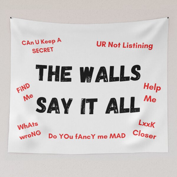 Item preview, The Walls Say It All designed and sold by Cora Gregory.