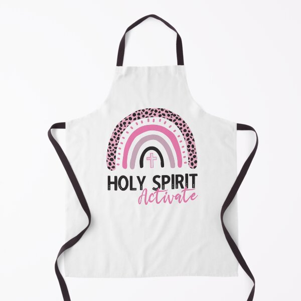 Item preview, Holy Spirit Activate Funny Christian Meme Pink Leopard Rainbow Cross designed and sold by Rabbitti.